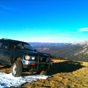 Up at 12,200 ft.