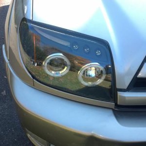 New blacked out angel eye halo lights