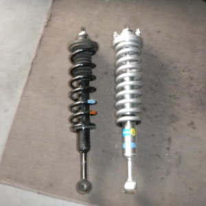 stock setup vs. lift set up