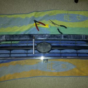 getting down to the grille mod...