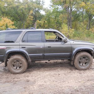 After a day in the mud...