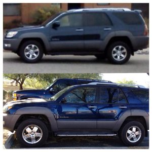 FJ coil swap, before and after
