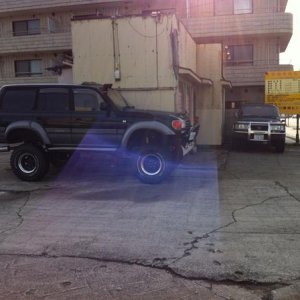 Two Cruisers at the back of my building. The one in the foreground is a Behemoth.