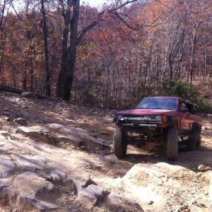horunner on rock pile