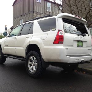 after lift and tires