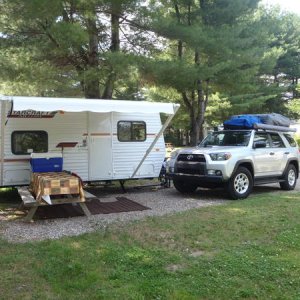 Camping Cantley, Outaouais, Québec.
