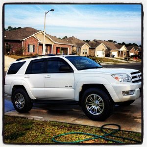 decided to throw the rims and tires from my 3rd gen on the new 4th gen.