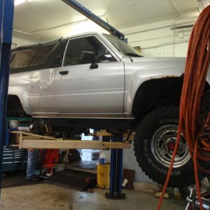 In the shop