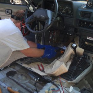 Even found cancer near the driver's foot rest. No good