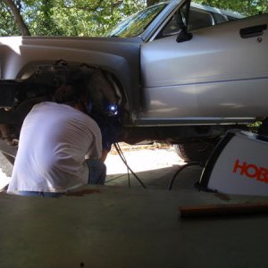 Welded on the inside and outside