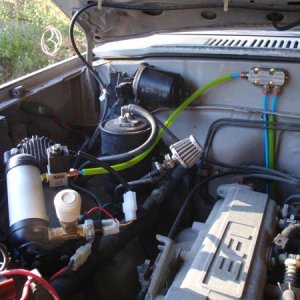 ARB compressor & purge valve for rear locker