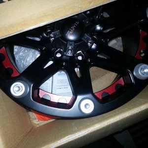 Ballistic jester rims 17" painted the same color as mt 4runner