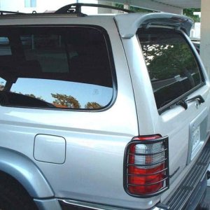 4run silver  new euro spoiler