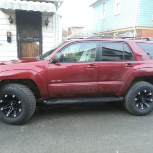 Side pic after I cut the mud flaps off