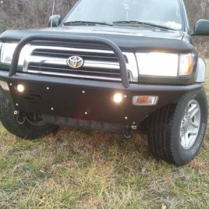 with lights on