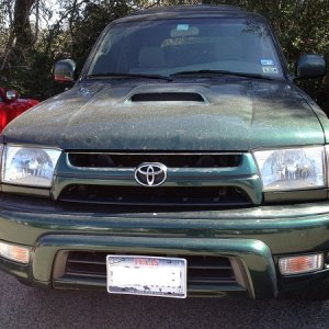 Phase 1 of "Hibachi" Grille Mod - cut out the grilles. Need to sand, touch up and paint.
