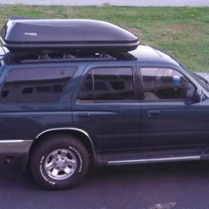 4Runner with rack and carrier.