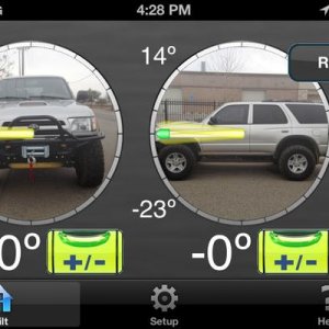 Cool inclinometer.