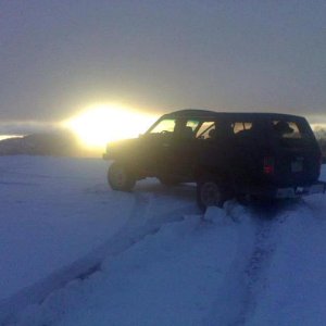 4ruuner in snow