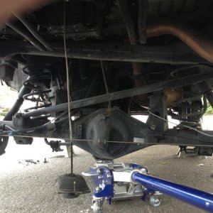 Rear coil removal