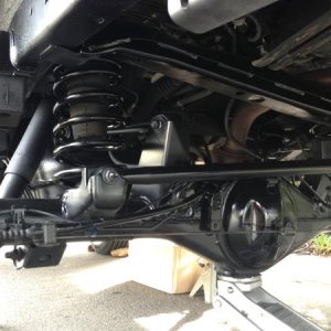 Rear completed w/o shocks... they're on back order