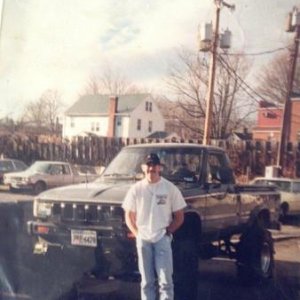 My first toy. 83 model.   And a younger 16 year old version of me!