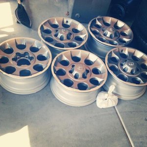 Set of 5 FJ wheels for my T4R