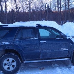 killington, vermont in the 2013 blizzard