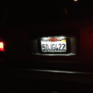 Added LED lights in the back.