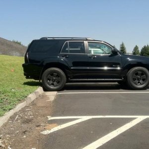 Painted the rims black