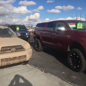 Next to my next Toyota in the future