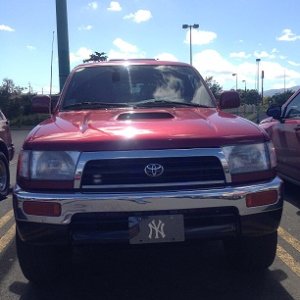 My 4Runner the hood/scoop