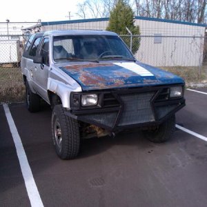 Finished front end