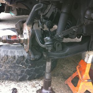 Oh and the passenger side CV boot was ripped.