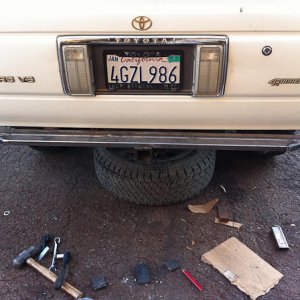 My first rear bumper attempt. I'm working on a better design.