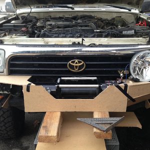 Winch and lights fit now...