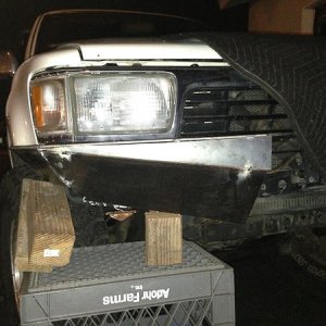 I did the first half in my garage with a grinder and cutoff wheel, well 8 cutoff wheels and tacked it together with my link 140c but it kept blowing t
