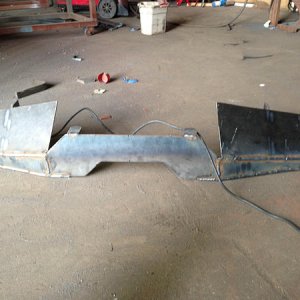 just the skin still needs gussets and the winch plate