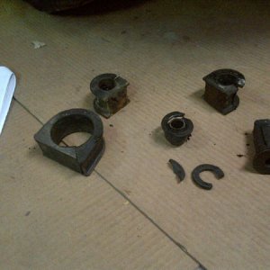 Old rack bushings