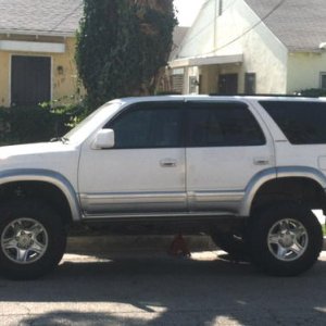 Before
Front : 23.75 inches 
Toytec springs + Tundra, 2nd notch
Back  : 25 inches (no gear, no spare tire) 24.50 inches with
LC FJ80 Front 7.5/8 wrap 