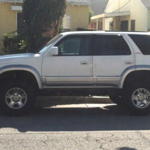 After
Front : 23 inches
Toytec springs + Tundra, 1st notch
Back : 24 (with spare tire) 
ToyTec Superflex coils
