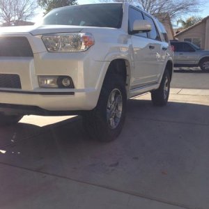 Daystar 2.5/1.5" leveling kit Nitto Terra Grapplers 265/70/17