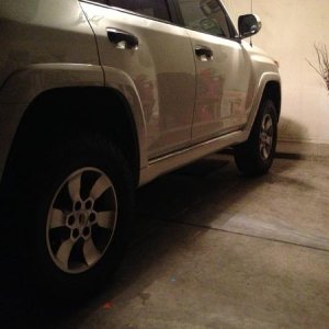 Daystar 2.5/1.5" leveling kit Nitto Terra Grapplers 265/70/17