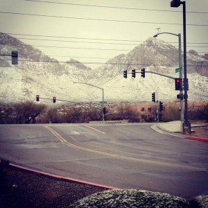 desert snow