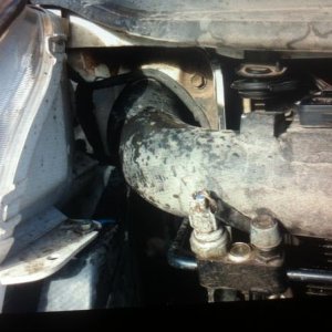 Hole in core support
