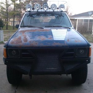 Roof Rack/Headlights/Fenders Completed.