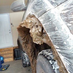 after a melty winter drive home