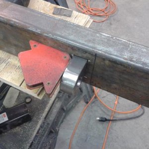 preparing to weld