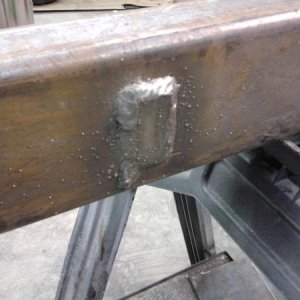 backside all welded up, we don't want those d-rings pulling loose :)