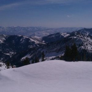 snowbird, utah on top of mineral basin.